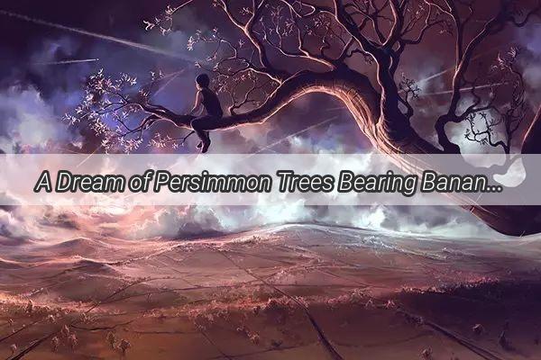 A Dream of Persimmon Trees Bearing Bananas A Whimsical Fusion of Fruits and Imaginations